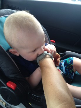 i certainly wasn't using my garmin for anything running-related, so I let my nephew use it. 